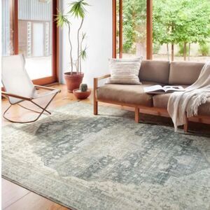 LOLOI NWT Skye runner rug -charcoal/dove -2’3”x3’9”